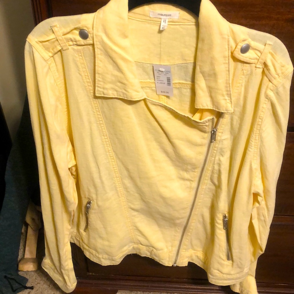 NWT light bomber style jacket